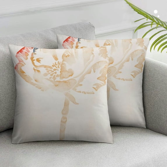 Acheng Throw Pillow Covers - Decorative Couch Throw Pillow Cases for Girls and Woman, White Covers with Rose Gold Foil Lettering and Print Design Cushion Covers for Modern Home Décor 2pcs White