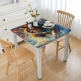 thumbnail image 1 of Acheng Tiger Square Tablecloth Washable for Home Kitchen Outdoor Decoration 100% Polyester Fiber 40*40, 1 of 8