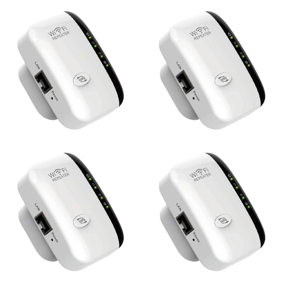 Achieve Full and Consistent Coverage with This 2026 WiFi Repeater and Home Signal Booster Spanning 3000 Sq Ft (White 4PCS)