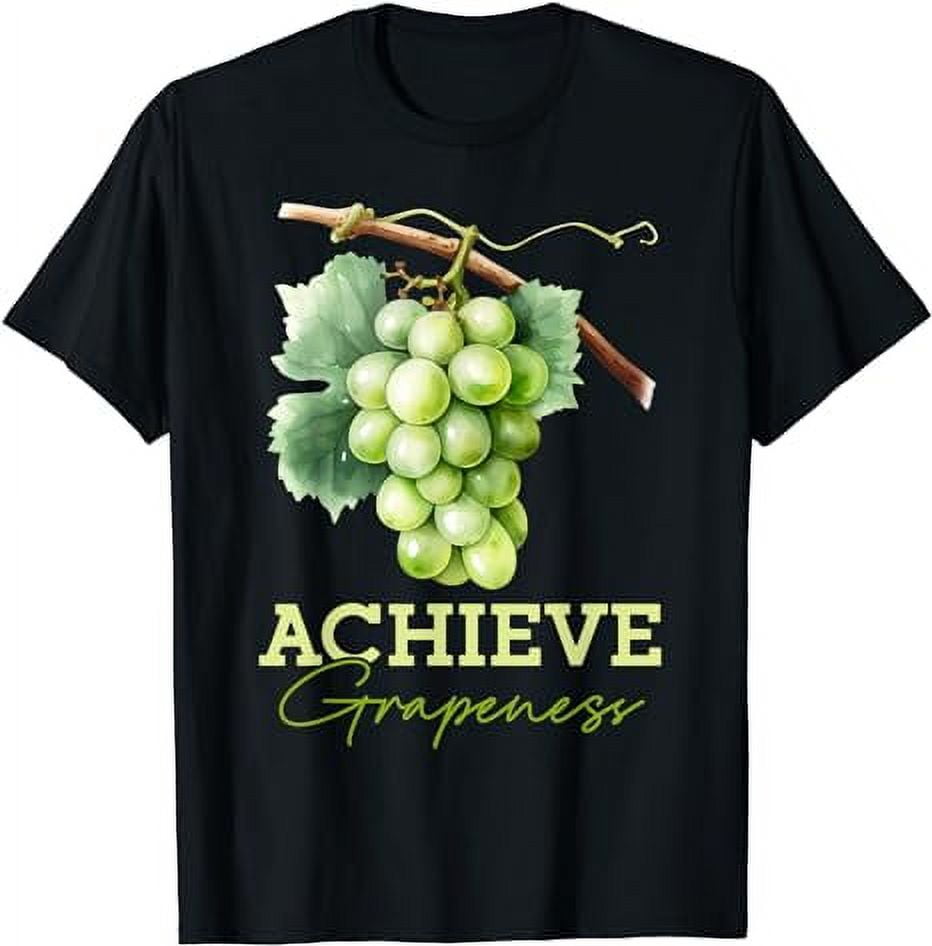 Achieve Grapeness Fresh Fruits Grapes T-Shirt - Walmart.com