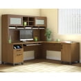 thumbnail image 1 of Achieve L Shaped Desk With Hutch-Finish:Warm Oak, 1 of 6