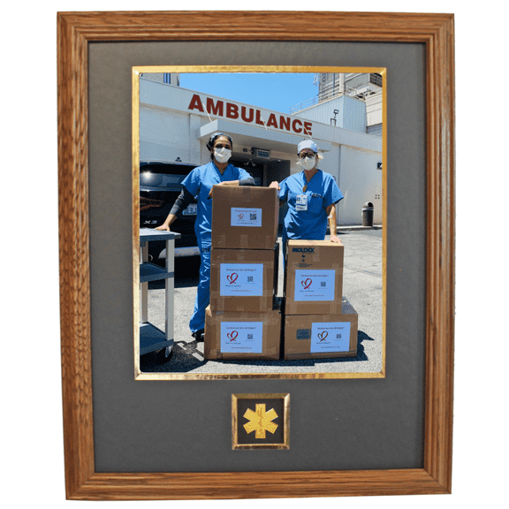 Achievement EMS Photo Frame, American Oak 11 " x 14" for 8" x 10" Photo