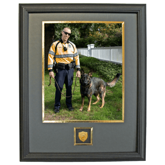 Achievement Police Photo Frame, Contemporary Black 11" x 14" for 8" x 10" Photo