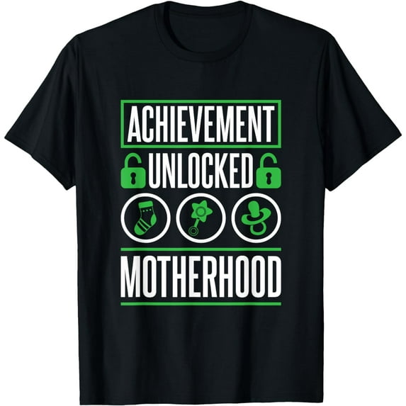 Achievement Unlocked Motherhood, Reveal T-Shirt mens t hirt men,black,women,misfits,journey ,boys
