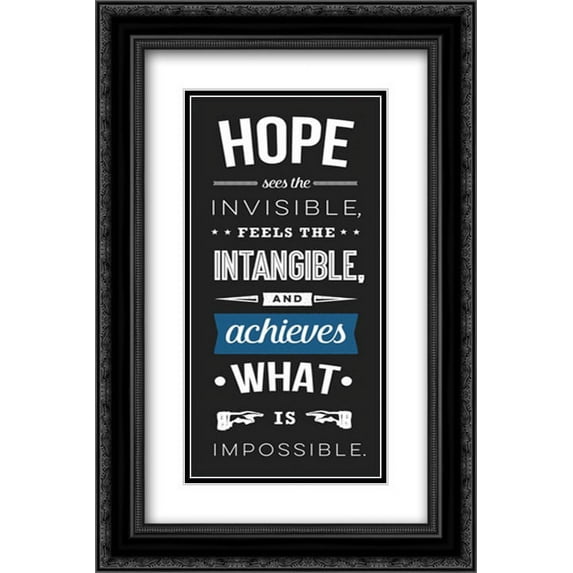 Achieves 2x Matted 16x24 Black Ornate Framed Art Print by Perrenoud, Aubree