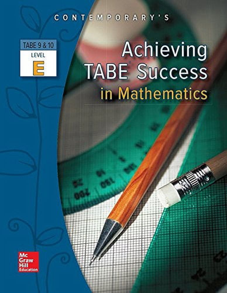 Pre-Owned Achieving Tabe Success in Mathematics, Level E Workbook ...