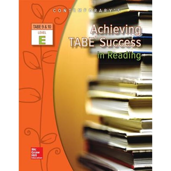 Pre-Owned Achieving Tabe Success in Reading, Level E Workbook (Paperback) 0077044592 9780077044596
