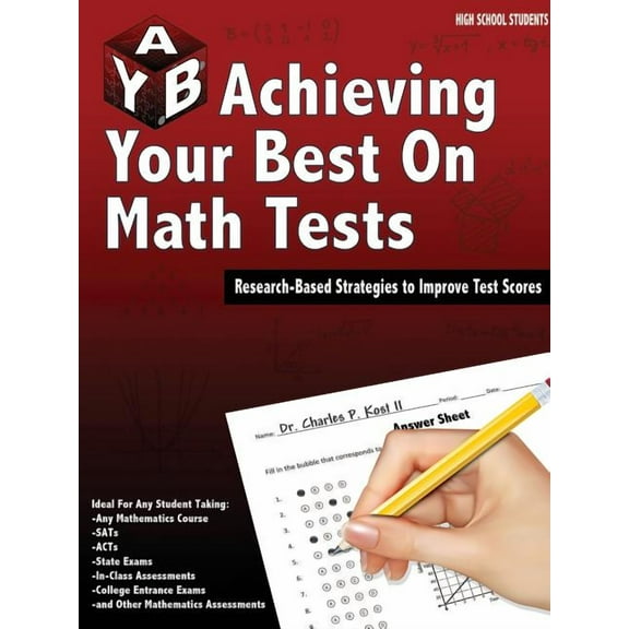 Achieving Your Best on Math Tests, (Paperback)