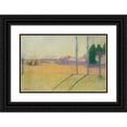 thumbnail image 1 of Achille Laugé 18x13 Black Ornate Wood Framed Double Matted Museum Art Print Titled - The Hort to Caylhau (1902), 1 of 5