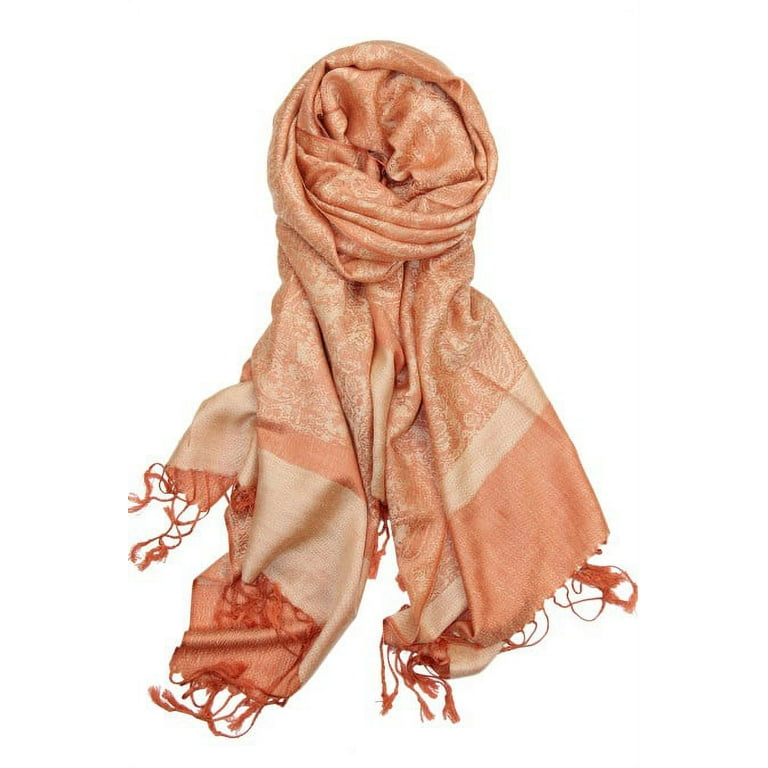 Achillea Classic Plaid Check Cashmere Feel Winter Scarf (Light