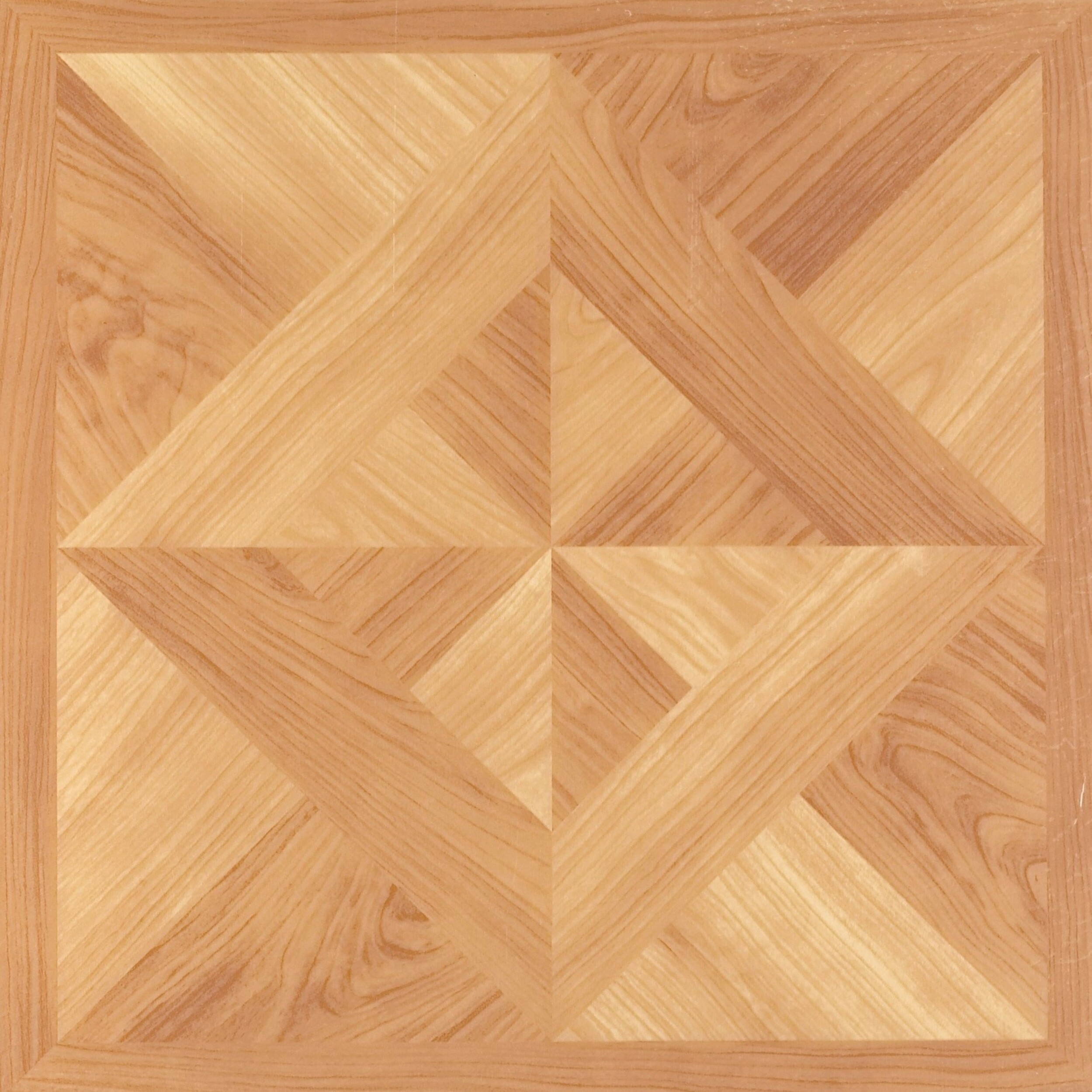 Achim 12"x12" 1.2mm Peel & Stick Vinyl Floor Tiles 20 Tiles/20 Sq. ft. Classic Light Oak Diamond Parquet - image 1 of 9
