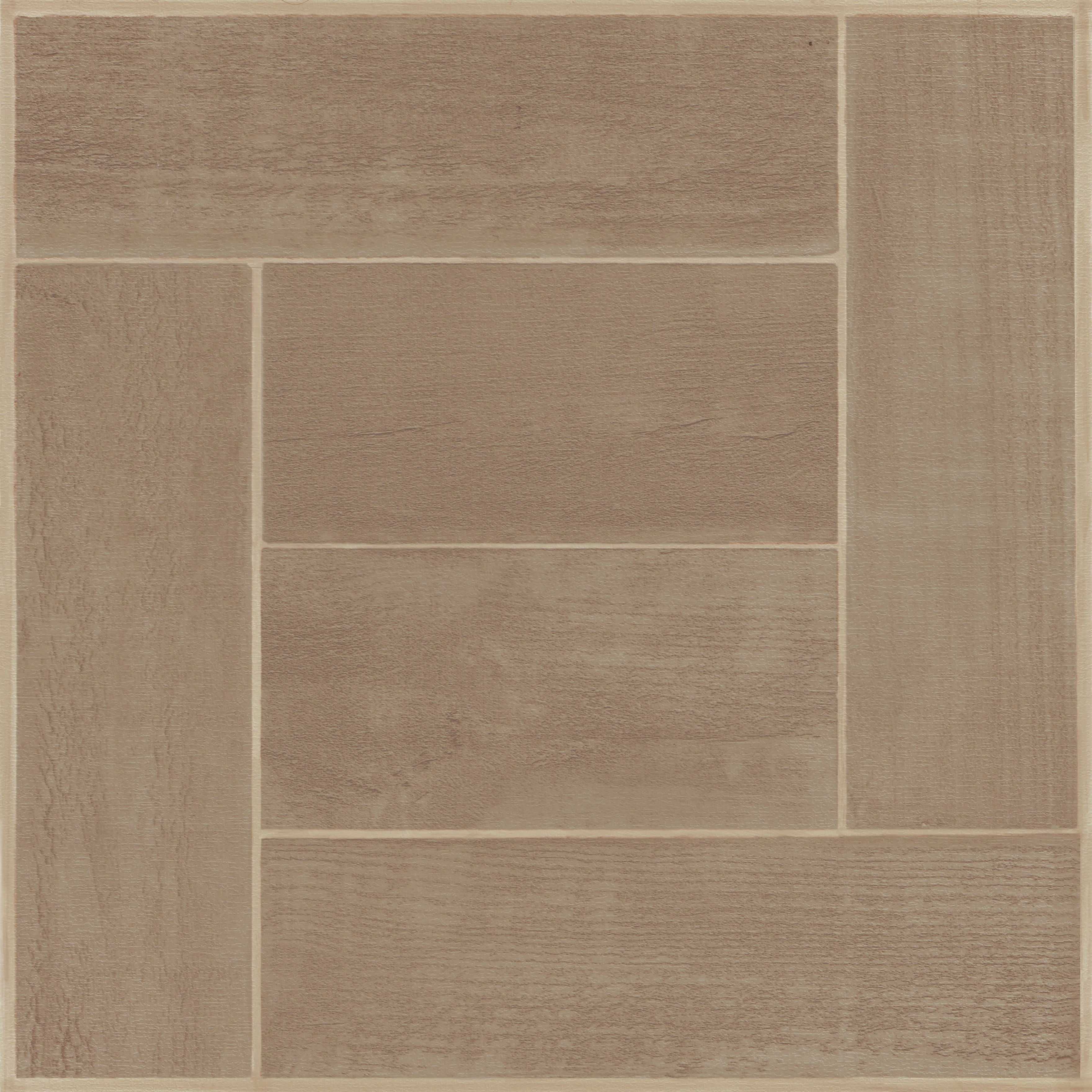 Saddlewood 12'' x 12'' Self-Adhesive Vinyl Floor Tiles