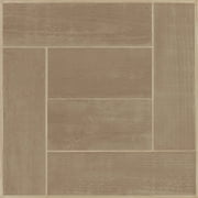Achim 12"x12" 1.2mm Peel & Stick Vinyl Floor Tiles 20 Tiles/20 Sq. ft. Saddlewood