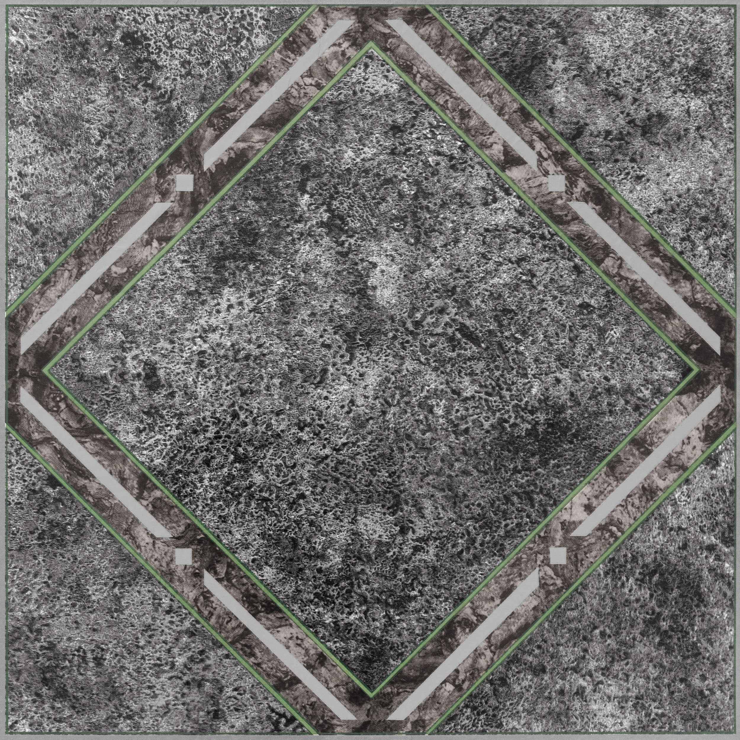Metallic Marble Diamond Self-Adhesive Vinyl Floor Tiles