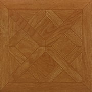 Achim 12"x12" 1.2mm Peel & Stick Vinyl Floor Tiles Classic Parquet Oak