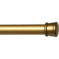 thumbnail image 1 of Achim Adjustable Gold Shower Curtain Rod - 1" Diameter, Adjustable 41-76 Inches, 1 of 6