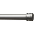 thumbnail image 1 of Achim Adjustable Silver Shower Curtain Rod - 1" Diameter, Adjustable 41-76 Inches, 1 of 6
