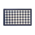 thumbnail image 1 of Achim Anti-Fatigue Kitchen Buffalo Check Rectangle Anti Fatigue Mat, Navy, 18x30, 1 Piece, 1 of 3