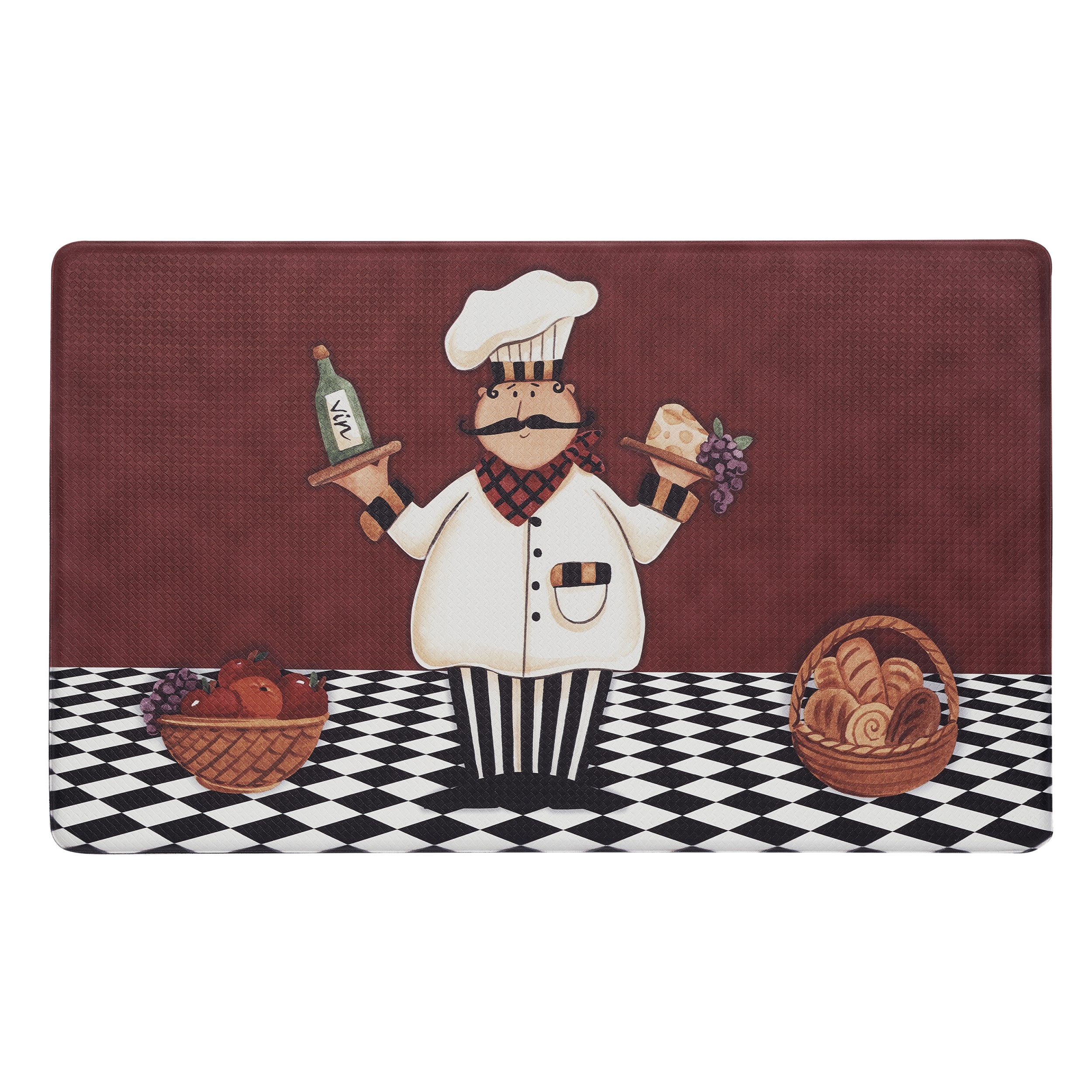 Grateful Thankful Bless Anti-Fatigue Memory Foam Kitchen Mat