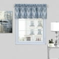 thumbnail image 1 of Achim Avery Polyester Light Filtering Curtain Valance, Ice Blue, 58" x 14", 1 of 5