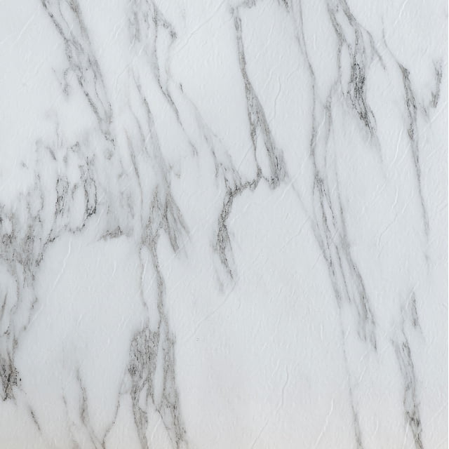 Achim 12x12 Self-Stick Vinyl Floor Tile, Bianco Marble - Peel & Stick ...