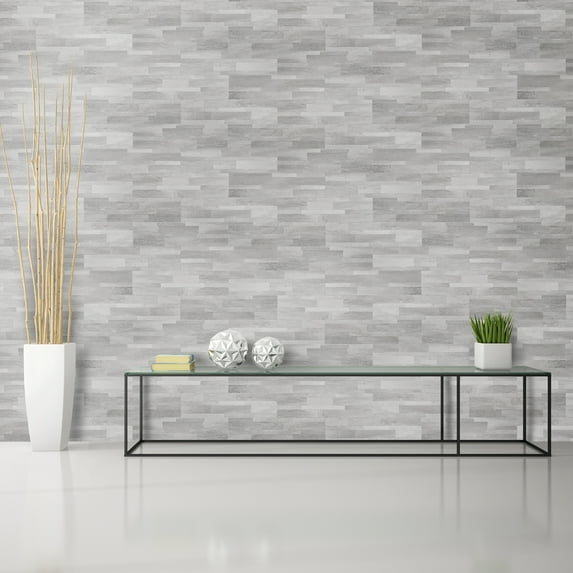 Achim Bolder Stone ? 6in x 24in Peel and Stick Vinyl Backsplash - 6 Tiles/6 sq Ft.