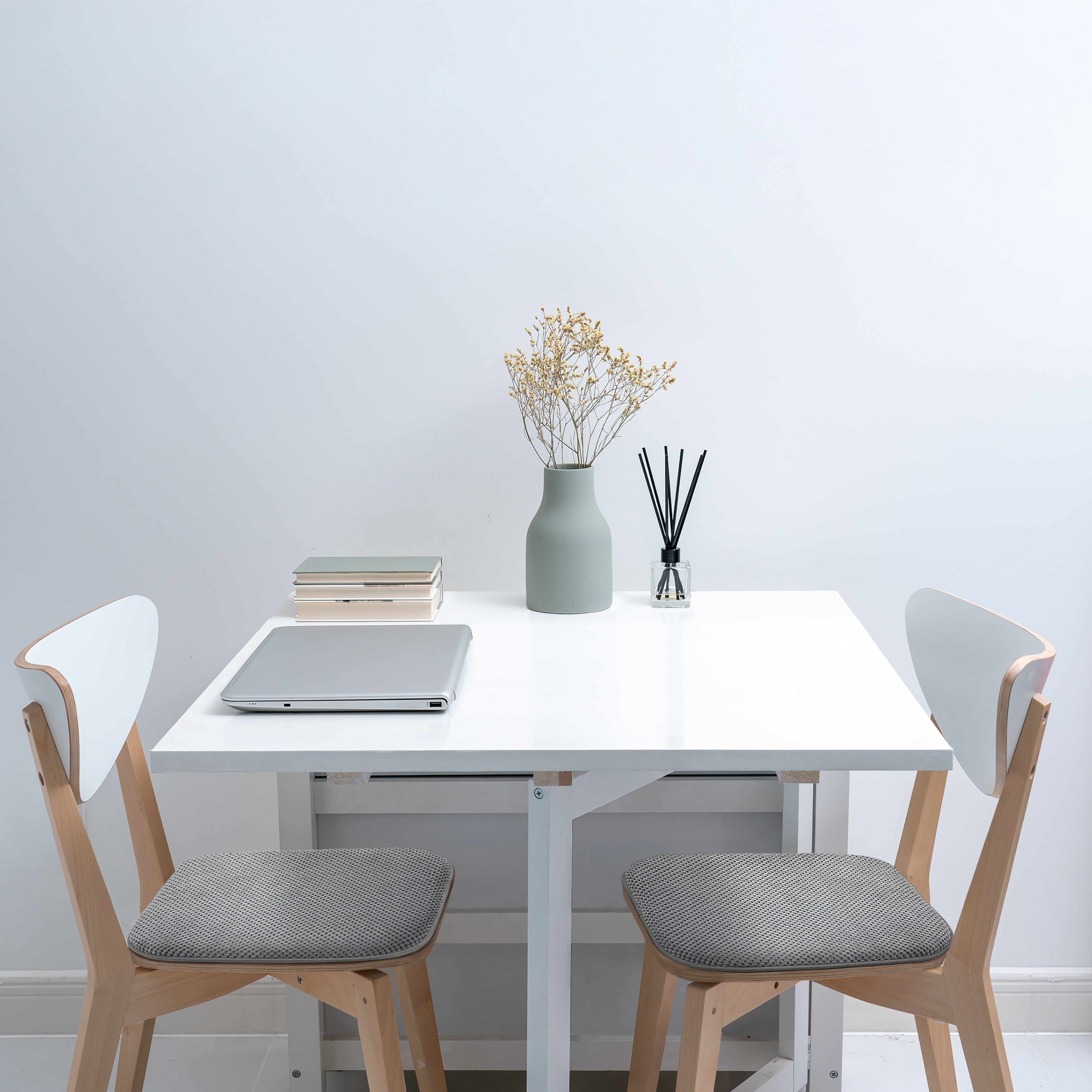 Achim Brook Memory Foam Chair Seat Cushion, 16"x16", 2Pack, Grey