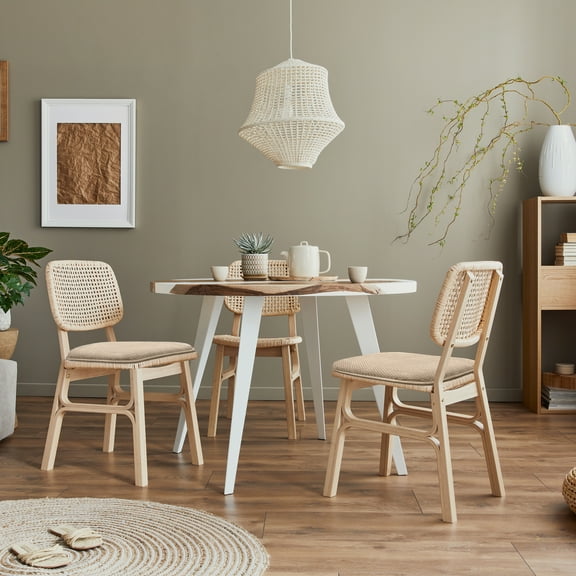 Achim Brook Memory Foam Chair Seat Cushion, 16"x16", 2-Pack, Tan