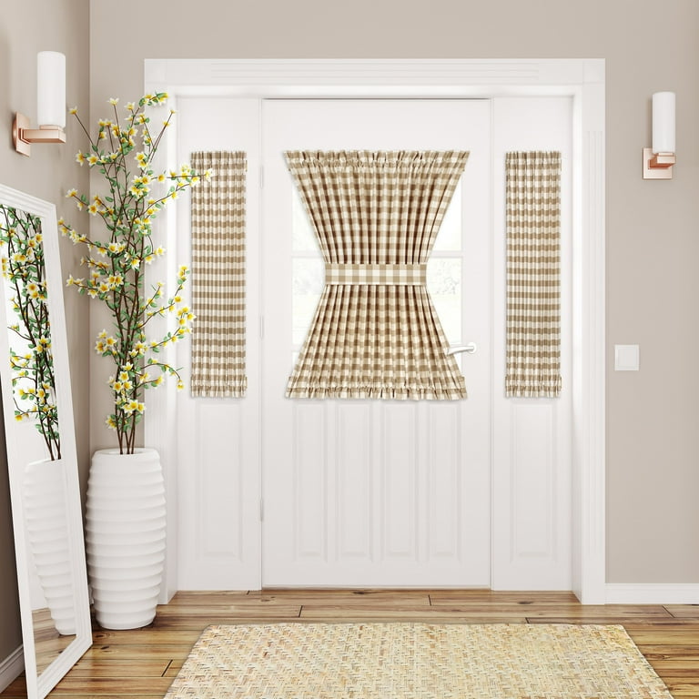 Taupe buffalo check deals