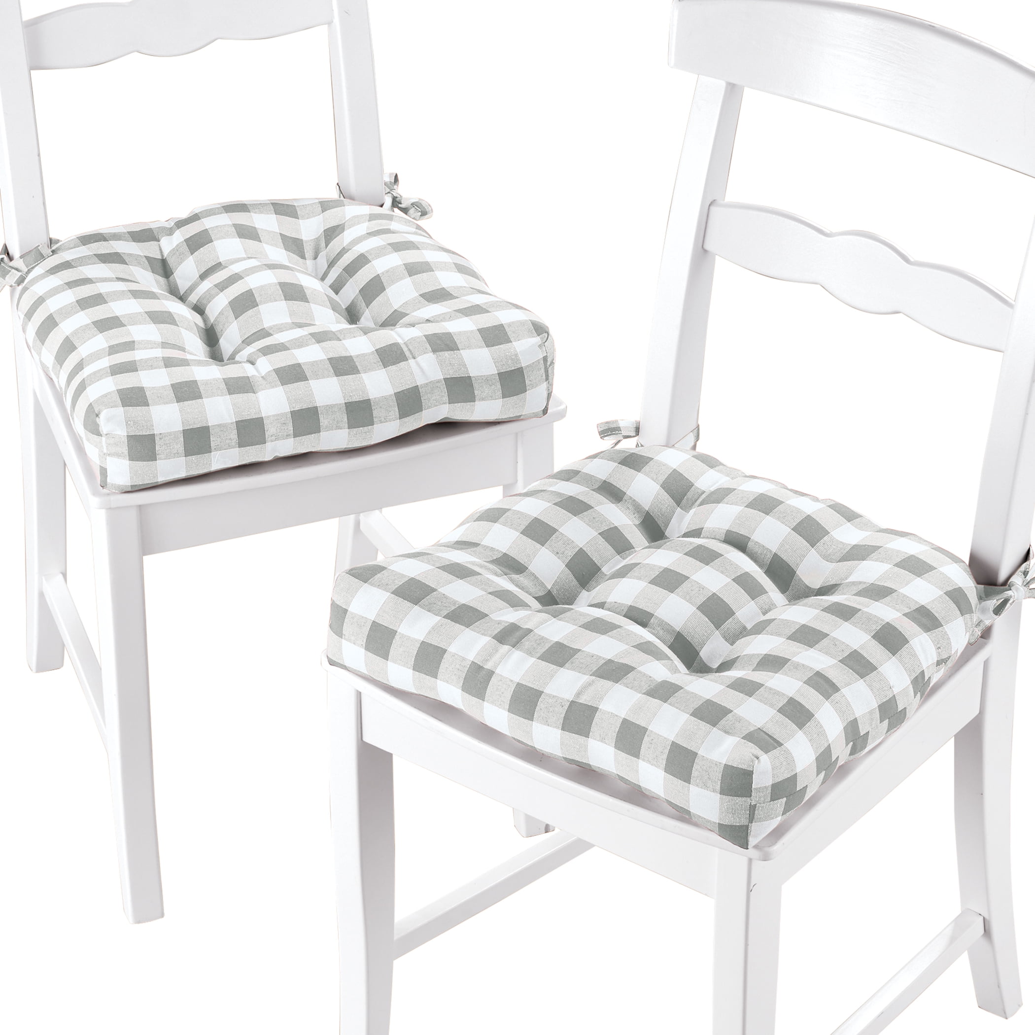 Buffalo Check Black and White Size Extra-Large Rocking Chair Cushions -  Latex