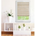 thumbnail image 1 of Achim Buffalo Check Roman Indoor Cordless Taupe Polyester Light Filtering Window Roman Pleated Shade, 64" L x 31" W, 1 of 4