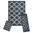 thumbnail image 1 of Achim Capri 3 Piece Rug Set Great For Living Room, Bedroom, Office, Entryway, Dining Room, Landon Blue/Grey, 1 of 7
