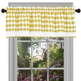 thumbnail image 1 of Achim Casual Buffalo Check Rod Pocket Energy Efficient Valances, 58.00" x 14.00", 1 of 4