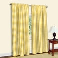 thumbnail image 1 of Achim Casual Rod Pocket Light Filtering Curtain Panel, 42.00" x 63.00", 1 of 6