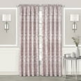 thumbnail image 1 of Achim Charlotte Rod Pocket Window Curtain Panel - 52x63 - Blush, 1 of 7