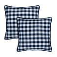thumbnail image 1 of Buffalo Check Plaid Throw Pillow Covers - 18-in x 18-in - Set of Two, 1 of 4