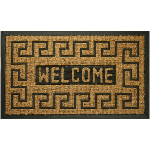Achim Coco Greek Key Indoor/Outdoor Doormat, 18" x 30"