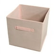 thumbnail image 1 of Achim Collapsible Storage Bins, Pack 4, Rose Quartz, 1 of 2