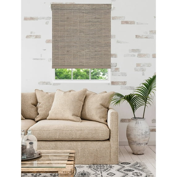 Achim Cordless Bamboo Roll Up Window Blinds 35x72 - Driftwood