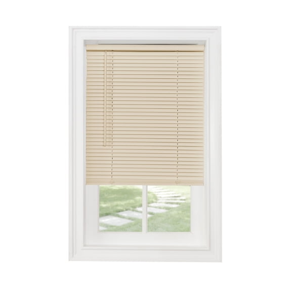 Achim Cordless GII Morningstar 1" Light Filtering Mini Blind, 23" W x 48" L, Alabaster