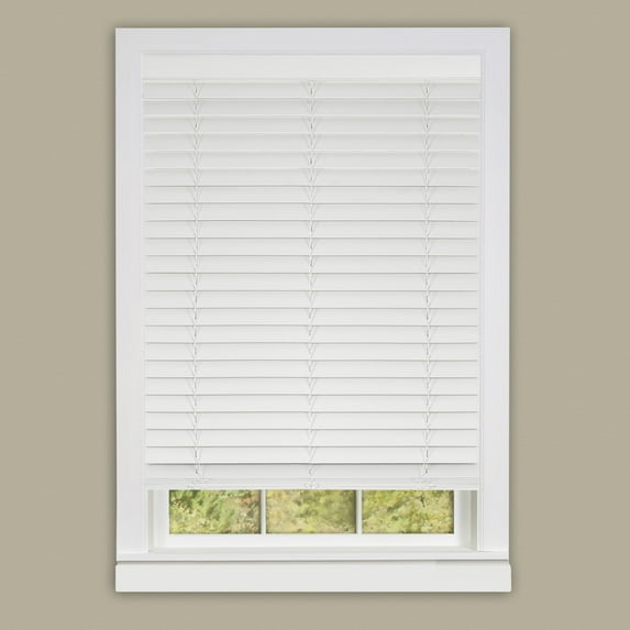 Achim Cordless Madera Falsa 2" Faux Wood Plantation Blind