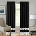 thumbnail image 1 of Achim Darcy Rod Pocket Window Curtain Panel, 1 of 5