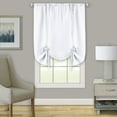 thumbnail image 1 of Achim Darcy Window Curtain Tie Up Shade - 58x63 - White, 1 of 7