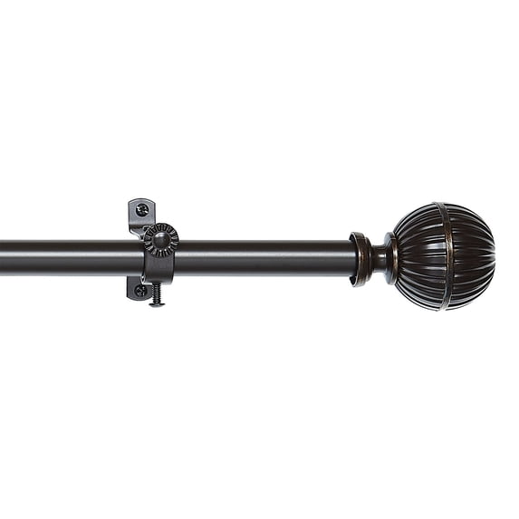 Achim Emerson Buono II Decorative Rod and Finial, 66" - 120", Copper