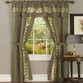 thumbnail image 1 of Achim Fairfield 5 Piece Window Curtain Set - 55x84 - Taupe, 1 of 3