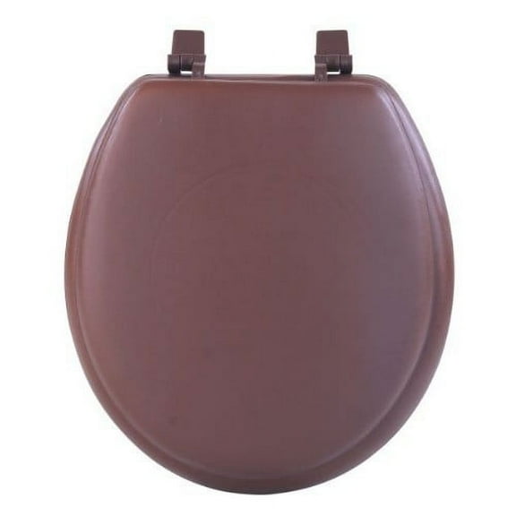 Achim Fantasia 17" Soft Standard Vinyl Toilet Seat, Standard, Chocolate