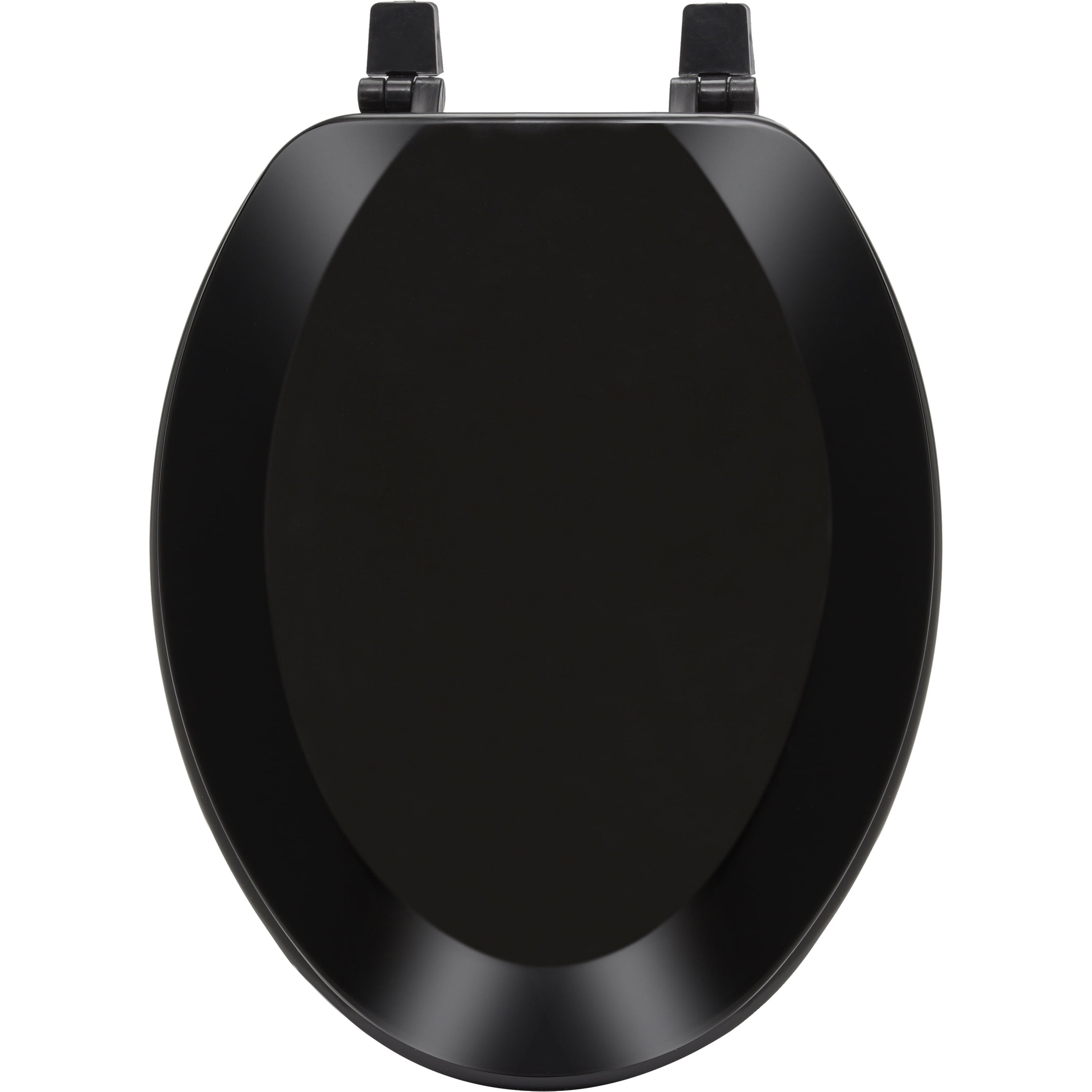 Mainstays White Round Plastic Toilet Seat Easy off Walmart