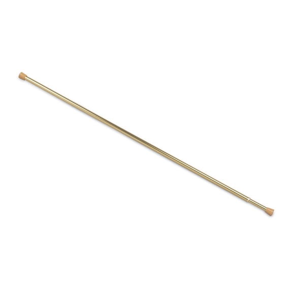 Achim Fantasia 5/8" Spring Tension Rod, 28-48", Brass