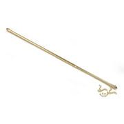 Achim Fantasia 7/16" Cafe Rod, 3/4" Projection 18-28", Brass