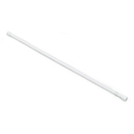 Achim Fantasia 7/16" Spring Tension Rod, 18-28", White